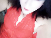 人妖闺蜜侍候男人口，爆菊最后射一嘴