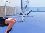 Classmates fuck at the gym after school instead of working out - 3D Hentai uncensored