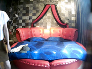 对白清晰情趣酒店TP四眼仔和漂亮女同事啪啪骚货的叫床呻吟很大