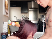 喜欢吃鸡巴的母狗一只，用精液敷面膜是她的最爱1