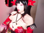 鸡教练-花火足穴欢愉体验 cos女友足交玩弄肉棒 体验骚穴被塞满狠狠操的快感