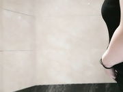 说话很拽的三陪大胸妹你长得那么丑还出来玩杰哥KTV撩妹花了500块厕所干金发大胸妹口爆