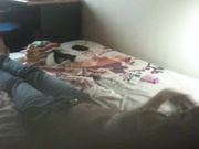 学生情侣没有课上就在租的房子里做爱 环境一般挡不住一颗想做的心