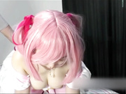 【s+素人无码】首次拍摄完全露脸 中出COSPLAY的小圆妆