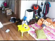 【全網推薦】【家庭偷窺第二季】最新破解家庭攝像頭拍攝到的小夫妻居家日常啪啪過性生活（第六部）原版高清