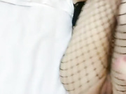 丝袜肥臀小嫩逼侧入鸡巴打桩直到内射